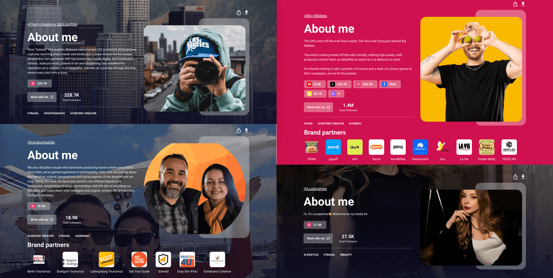 Media Kit Showcase